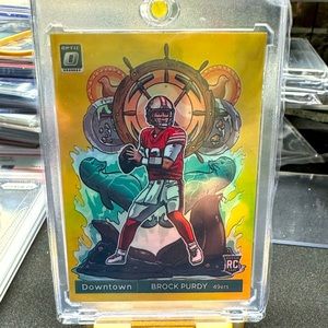 **REPRINT** Brock Purdy Gold Downtown /10 San Francisco 49ers **REPRINT**